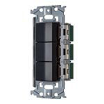 パナソニック　WNSS50422B　SO-STYLE（ソー・スタイル） 埋込スイッチセット(スイッチE、C 3路×2)(マットブラック)