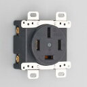 アメリカン電機 9320N 埋込コンセント 接地形3P 30A 250V(4)