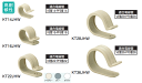 日動電工 KT28JHW 片サドル (VE管・PFS管用) 色:アイボリー (1個単位)
