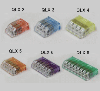 Rakuten - ニチフ QLX6 差込形電線コネクタ 【接続数 6】（20個入り）