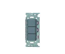 神保電器 【NKシリーズ】 NKW03905SG (SG:ソリッドグレー)NKW3路+3路+4路スイッチトリプルセット