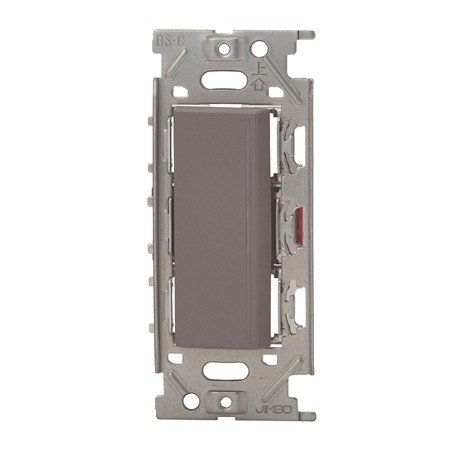 神保電器 【NKシリーズ】 NKW01012SG （SG：ソリッドグレー）NKW3路チェックランプ付スイッチシングルセット