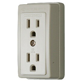 商品説明 ◆接地 露出ダブルコンセント 125V用（送り端子付） ◆接地2P 15A / 125V ◆端子ねじサイズ：M4 ※使用する電線の選定は許容電流などを考慮して行ってください。 ※こちらの商品の取付には電気工事士の資格が必要です。[重要]ご注文前に必ずご確認下さいませ。【キャンセル・返品について】