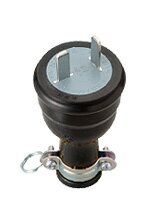 明工社【MP2512】設備工事用配線器具 2P 20A 250V 防水プラグ