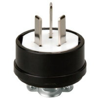 Rakuten - 明工社【MP7001】設備工事用配線器具 3P 20A 250V プラグ（グリップ付）（黒）