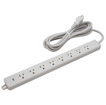 商品説明 ◆横形OA用接地タップ8コ口 パイロットランプ、マグネット付 VCTF 5m 【接地プラグ付タイプ】 ◆耐トラッキング接地プラグ付タイプ ◆横形OA用接地タップ　8コ口 ◆定格 15A 125V ◆コード長：VCTF 5m ◆パイロットランプ、マグネット標準装備 ◆本体色：白 ※OAタップは、フックに引掛けたり、マグネットで仮固定を行うことができますが、木ねじなどで固定することはできません。[重要]ご注文前に必ずご確認下さいませ。【キャンセル・返品について】