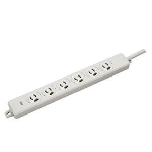 Rakuten - 明工社【MR7906NT5】 横形OA用抜け止め接地タップ6コ口 ランプ、マグネット付 VCT 5m 【ハーネスプラグ付タイプ】