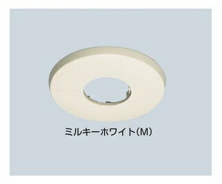 未来工業 化粧プレート（電線管用） KSP-31M　ミルキーホワイト（M)　【10個入り】