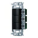 パナソニック【 WNSS51555B 】SO-STYLE 埋込スイッチセット(ほたるスイッチC×3)(マットブラック)