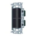 パナソニック【 WNSS52292B 】SO-STYLE 埋込ロングハンドルスイッチセット(スイッチC×2)(マットブラック)