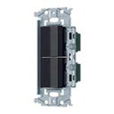パナソニック【 WNSS52492B 】SO-STYLE 埋込ロングハンドルスイッチセット(スイッチE、C)(マットブラック)