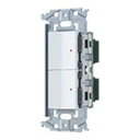 パナソニック【 WNSS53898W 】SO-STYLE 埋込ロングハンドルスイッチセット(パイロットスイッチC 0.5A×2)(マットホワイト)