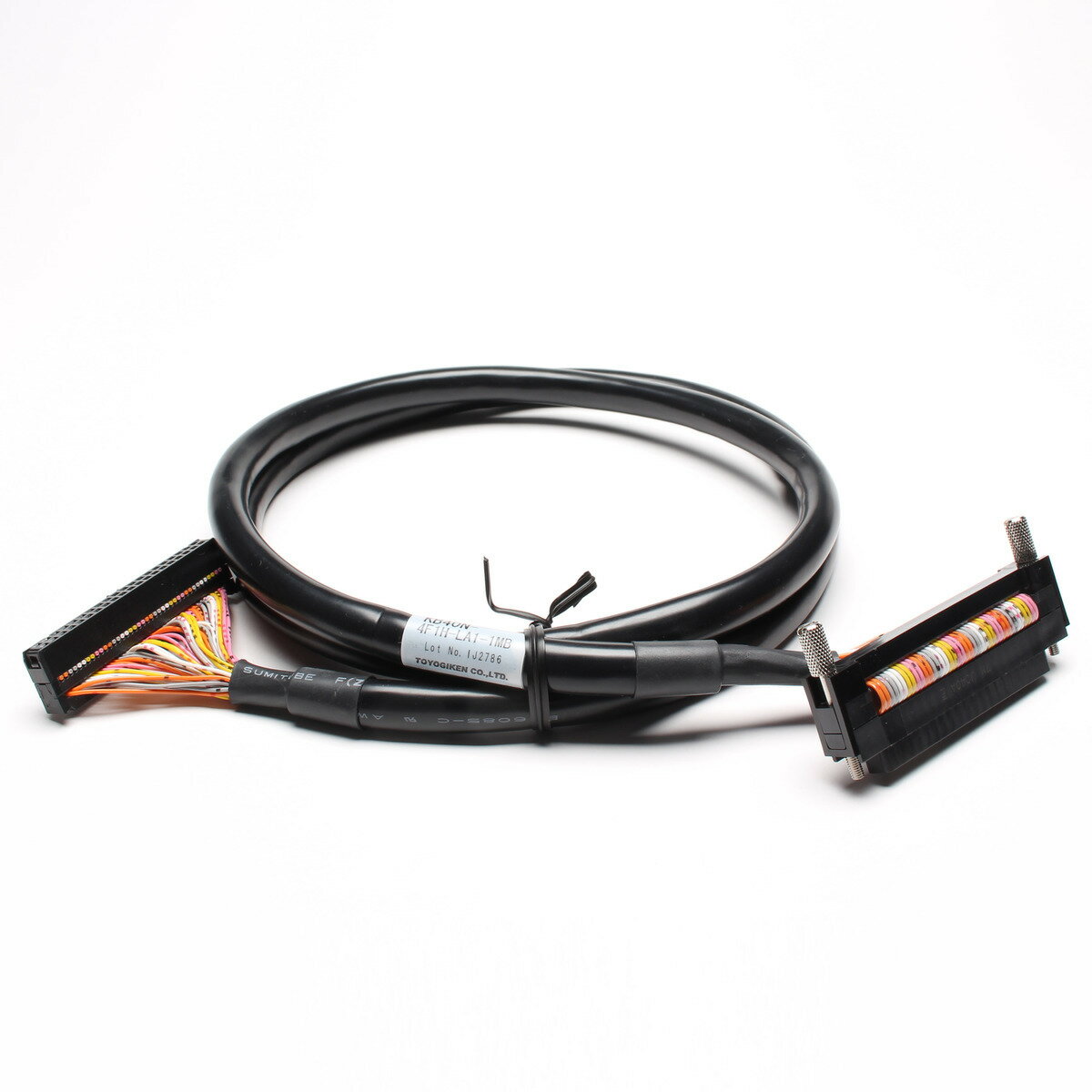 東洋技研 【 KB40N-4F1H-LA1-0.5MB 】KB40N【FCN-MIL】 40極タイプ L曲げシリーズ ケーブル / シールドなし【長さ 0.5m】