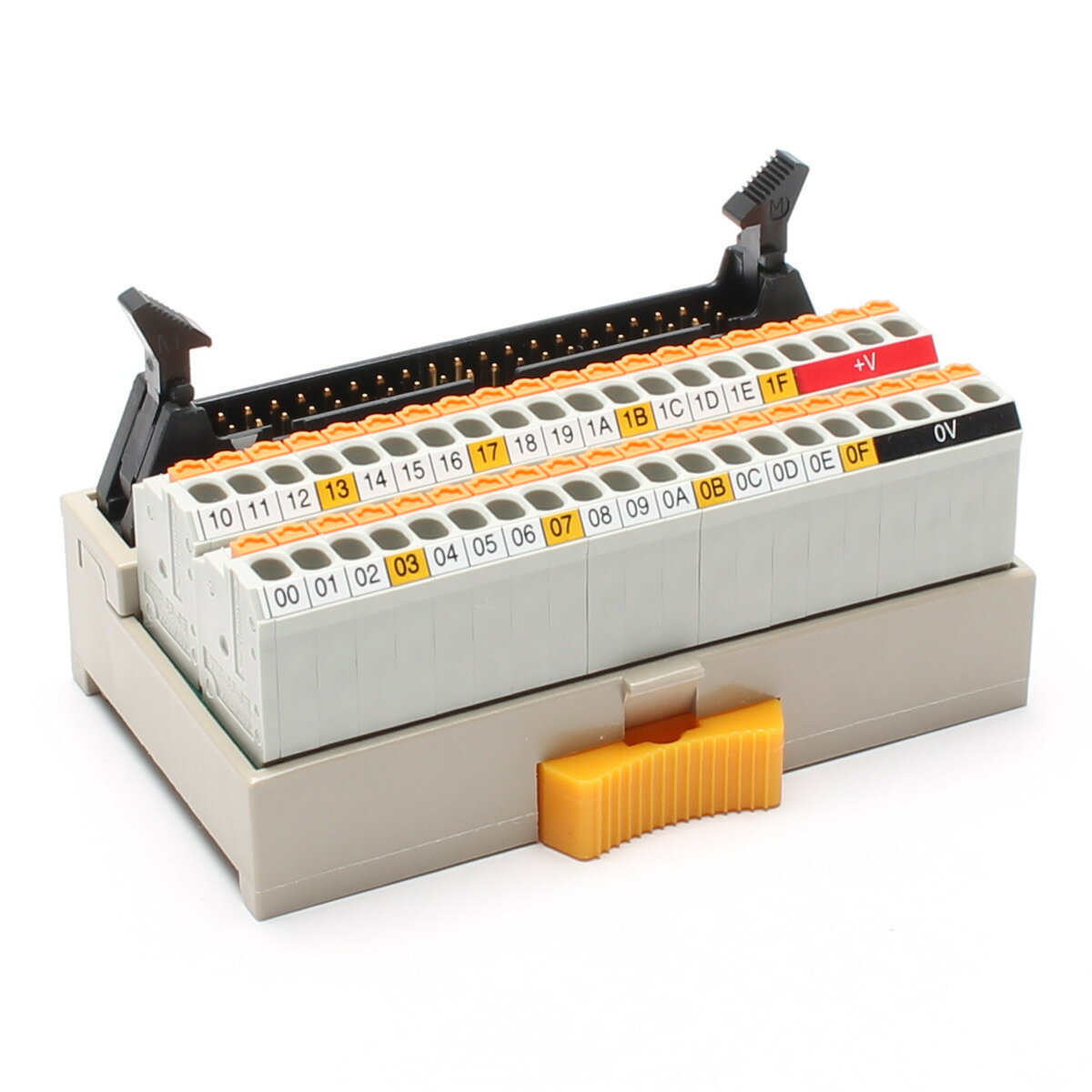 東洋技研 【 PCX-1H40-TB40-M2-Y 】PCX（PLC対応モデル）【分岐端子付き】シリーズ インターフェイス（コネクタ端子台） / スプリングロック式