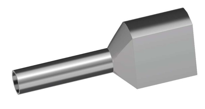 東洋技研 【 TAW0.75-8GY 】2本接続用フェルール（TAW）【100個入り】