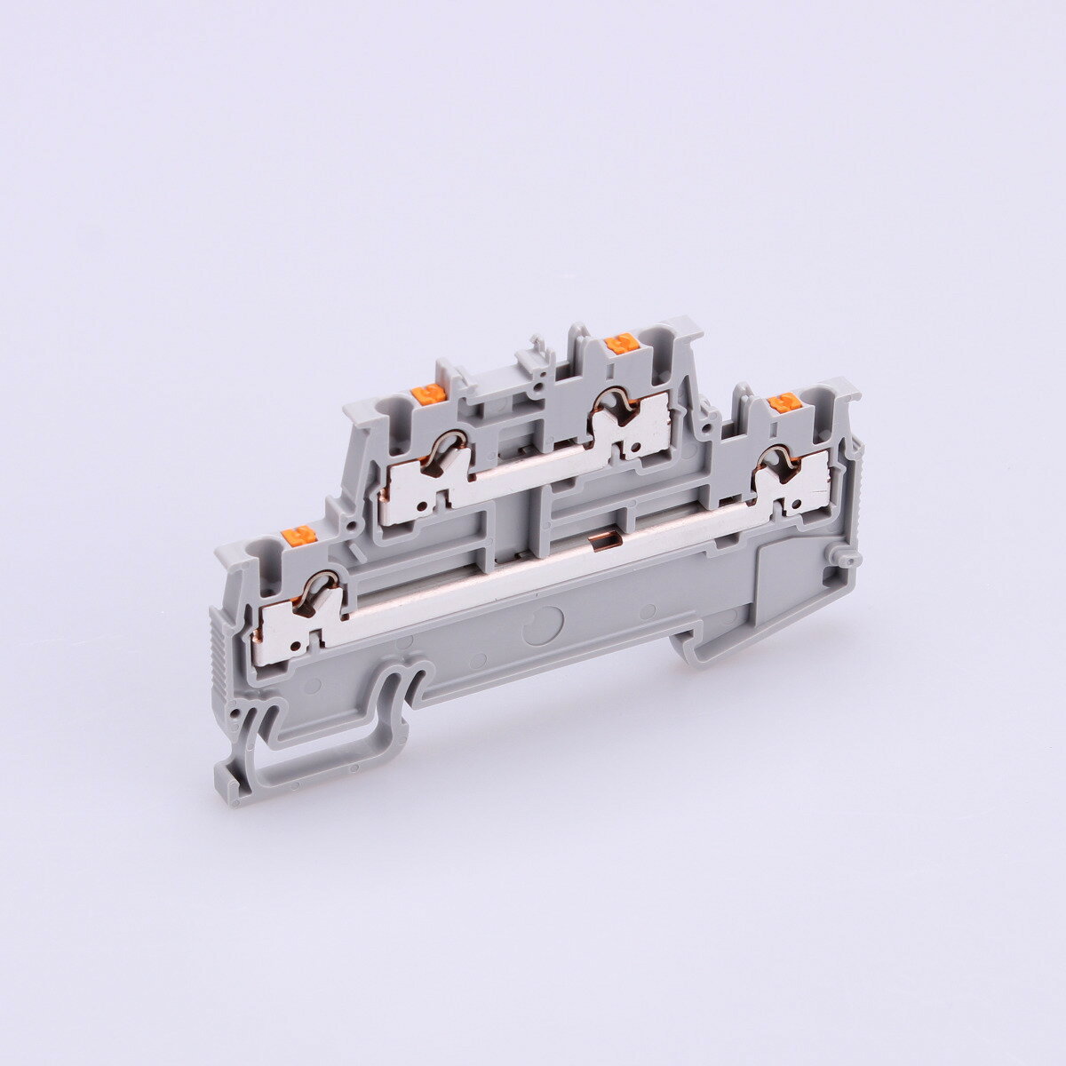 東洋技研 【 VTXW-1.5/2 】VTXWシリーズ 端子台 / レール取付型 / スプリングロック式 / 2段端子台【50..