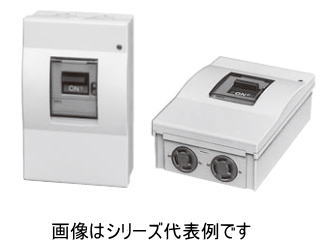 パナソニック【 BED3203R3N 】ケースブレーカ ED-30R 3P 20A（漏電ブレーカ BJWA 型搭載）（接地3P20Aコンセント2個付）