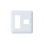 パナソニック ラウンド コンセントプレート (3コ+1コ用)(ホワイト)　WTF7074W (F)