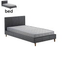 ベッド ウッドスプリング 通気性 クッション性 寝室 ステッチ ボンネルコイル 2.3t ハード 硬め 桜屋工業 HOMEDAY ベッド BH-505-S（BM-01-S マットレスセット） シングルベッド