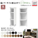 【11%OFFクーポン配布中】 すきまくん カウンター下 キャビネット カウンター下すきまくん CSD Sシリーズ エンドコーナー 幅25/30/35cm 奥行...