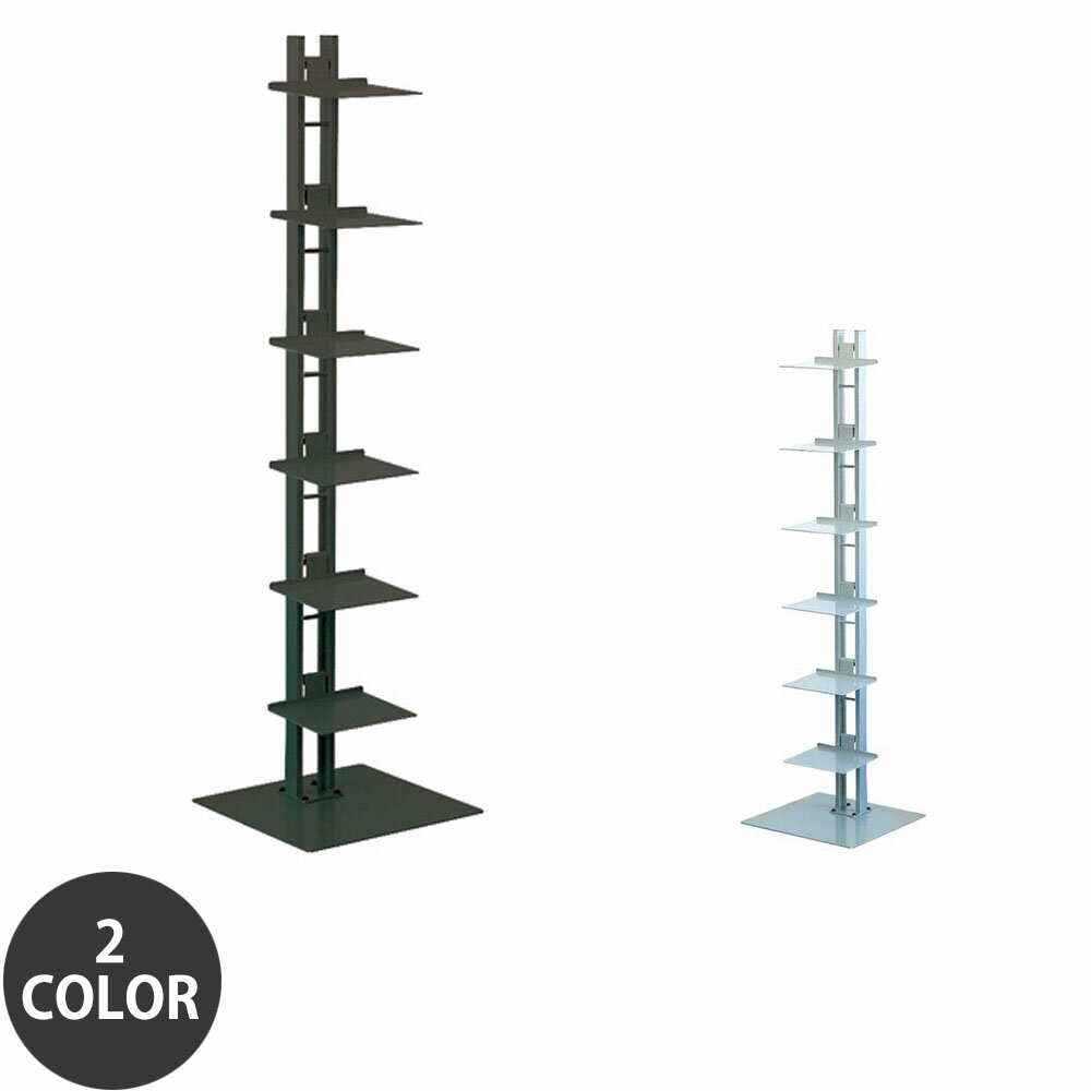 商品情報 商品名 ルネセイコウ タワーシェルフシャトー SHT-130 サイズ 幅350x奥行き330x高さ1300（単位：mm） 材質 スチールプレート　スチールパイプ 商品説明 読みかけの本やCDをポンっとそのまま棚に積んでおく「積ん読スタイル」のミニマムシェルフ。ワンタッチで棚板の高さを変更が出来るスマートなタワーシェルフが出来ました。 棚板はW190×D150幅で6枚セットとなっております。 耐荷重 30kg（棚板各5kg×6） 関連商品 ・ルネセイコウ 製造販売元 有限会社ルネセイコウ 備考 お客様組み立て JANコード ブラック：4901749680026 シルバー：4901749680811 広告文責 美髪堂株式会社