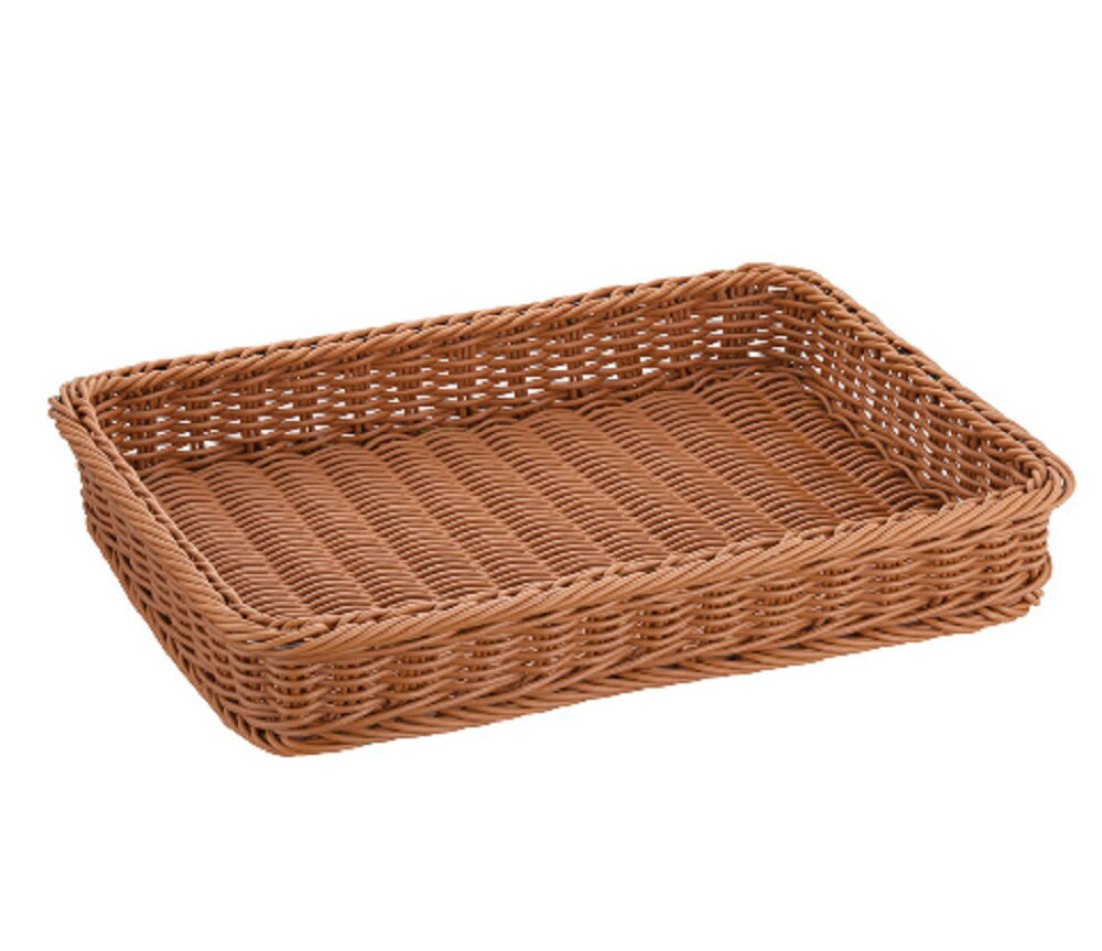 樹脂製太渕ディスプレイかご　茶特大　91-022A