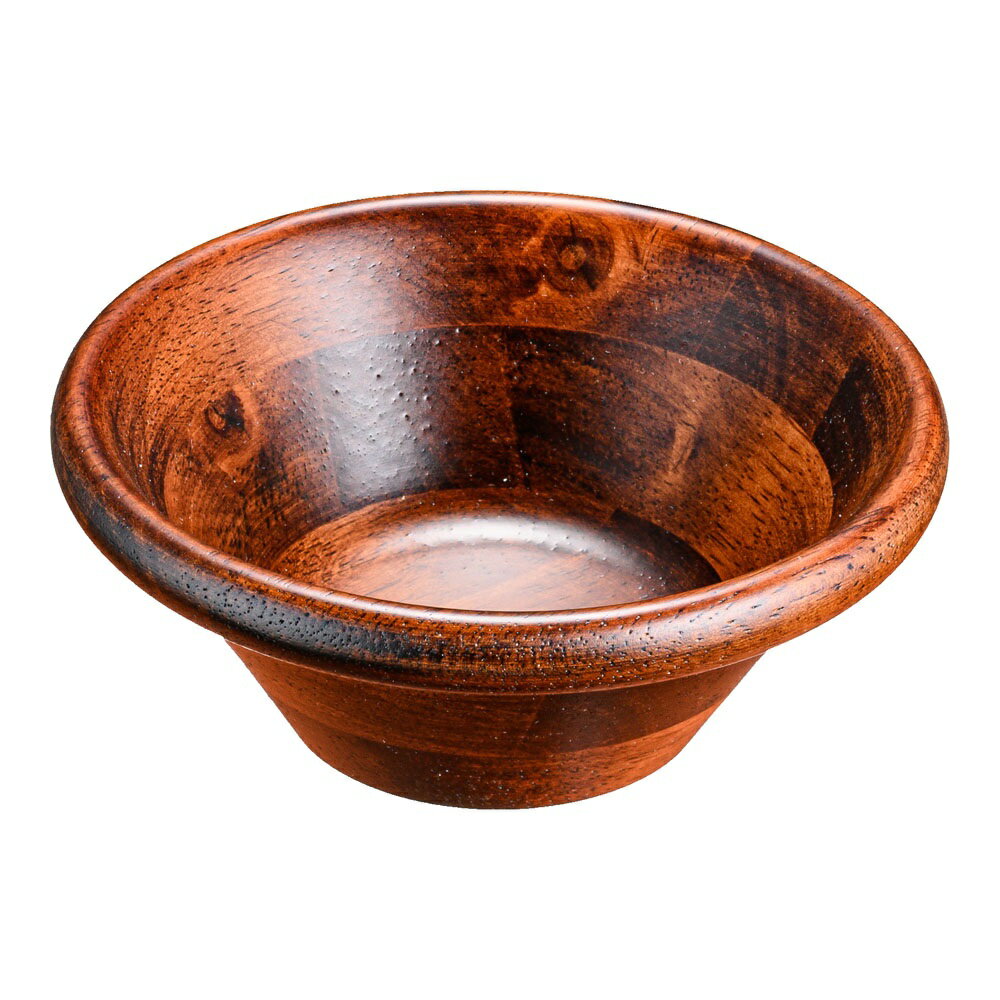 天然木サラダボウル　こげ茶14(3)