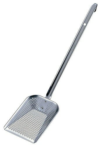 UK18-8パンチングフライヤー用角カス揚（板ハンドル）　L(3)