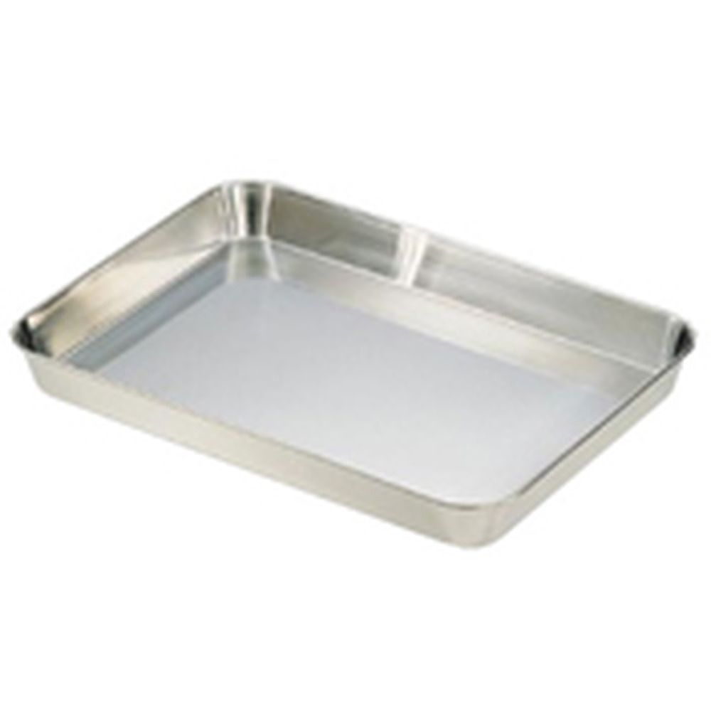 18-8浅型角バット12枚取