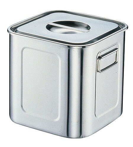 18-8深型角キッチンポット（手付）　36