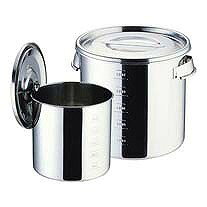 UK18-8目盛付　キッチンポット14cm