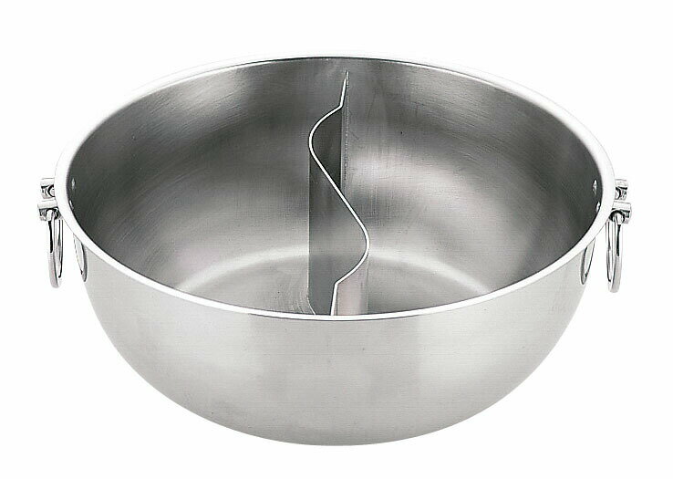 UK18-0しゃぶしゃぶ鍋　仕切付23