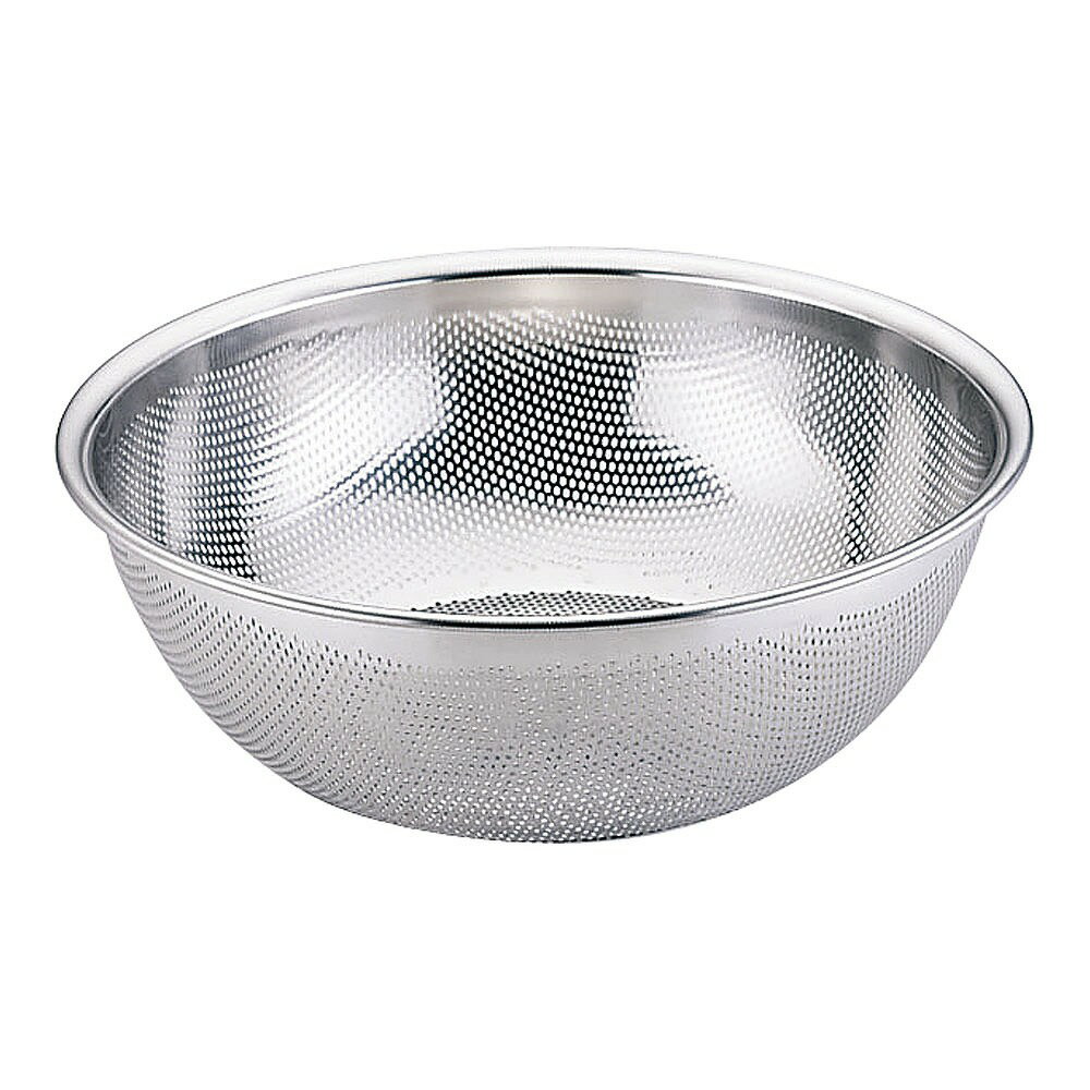 18-8　HACCPパンチング浅型ざる50cm