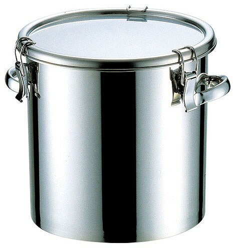 18-8テーパー付密閉式容器　両手付TP-CTH-33(3)