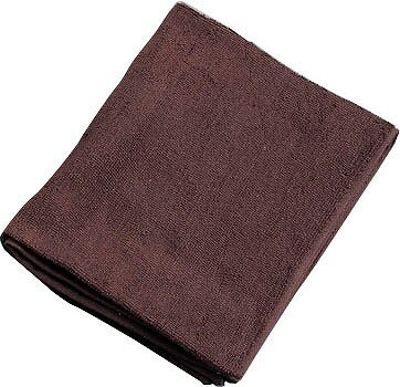 ミューファン　抗菌フェイスタオル（12枚入）　茶