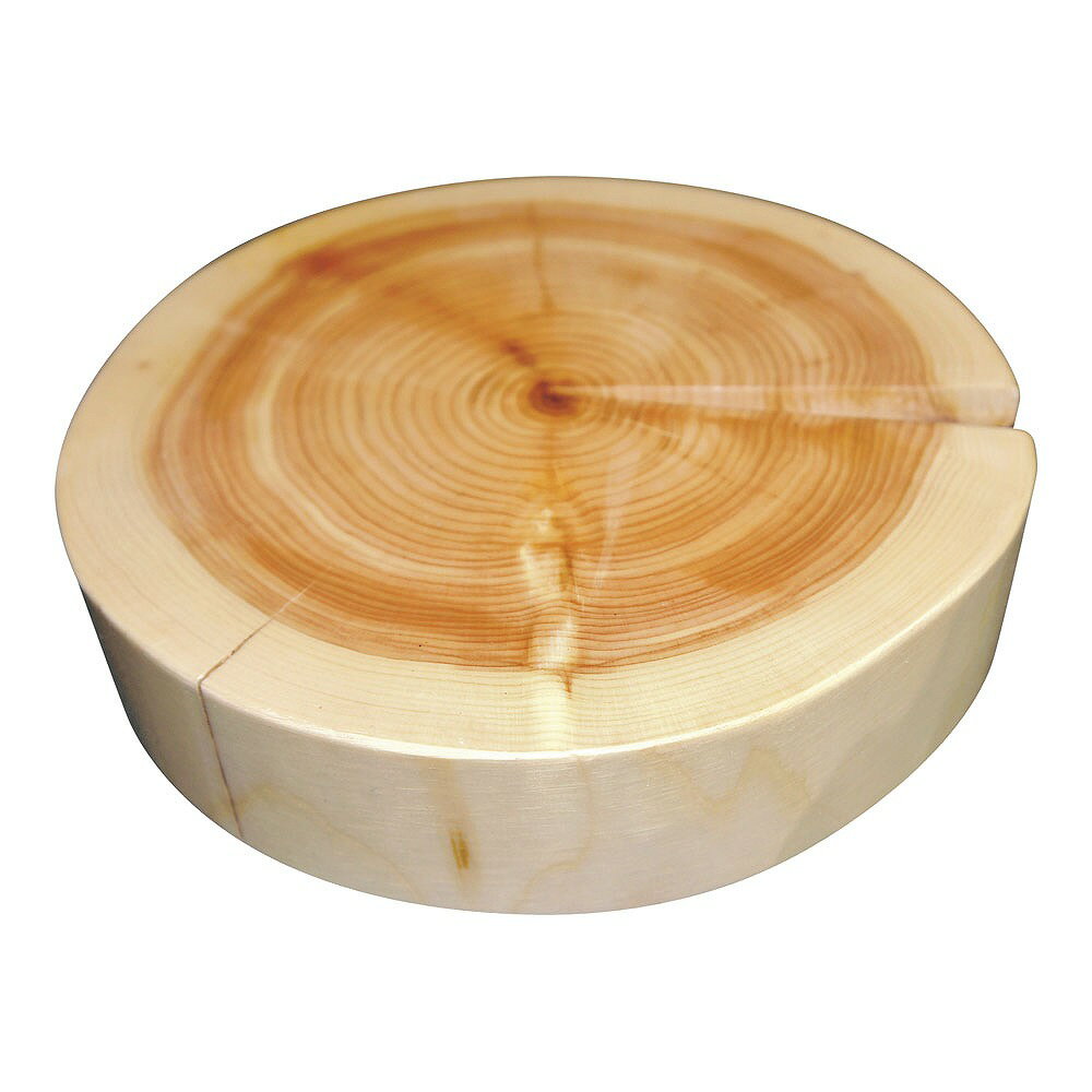 檜丸太ディスプレイφ230×H50