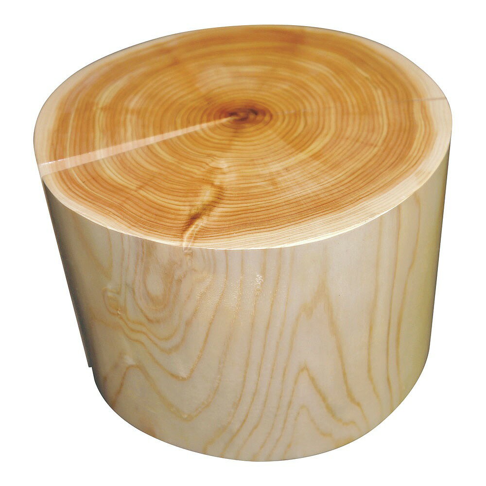 檜丸太ディスプレイφ230×H150