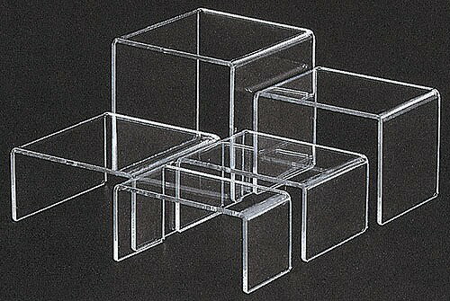 アクリルディスプレイ　コの字展示台30638　大