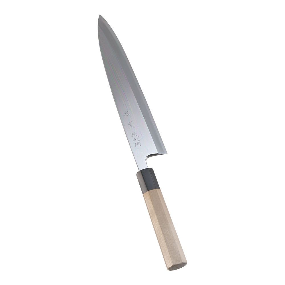 SA佐文　銀三鏡面仕上　身卸24cm