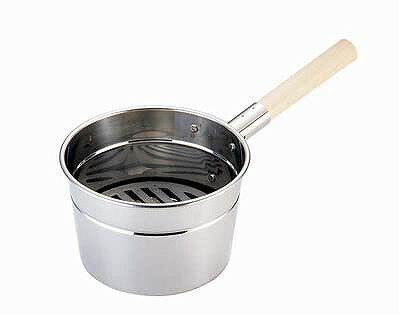 SA18-8ステンレス火起し18cm