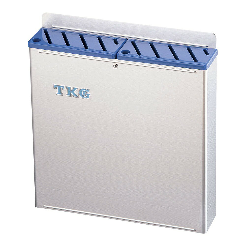 TKG18-8プラ板付カラーナイフラック大　Aタイプ　青