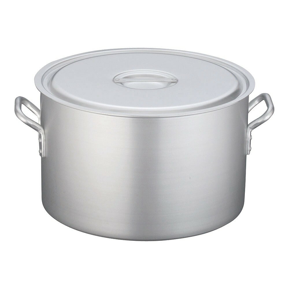 半寸胴鍋　アルミニウム（アルマイト加工）（目盛付）TKG　45cm