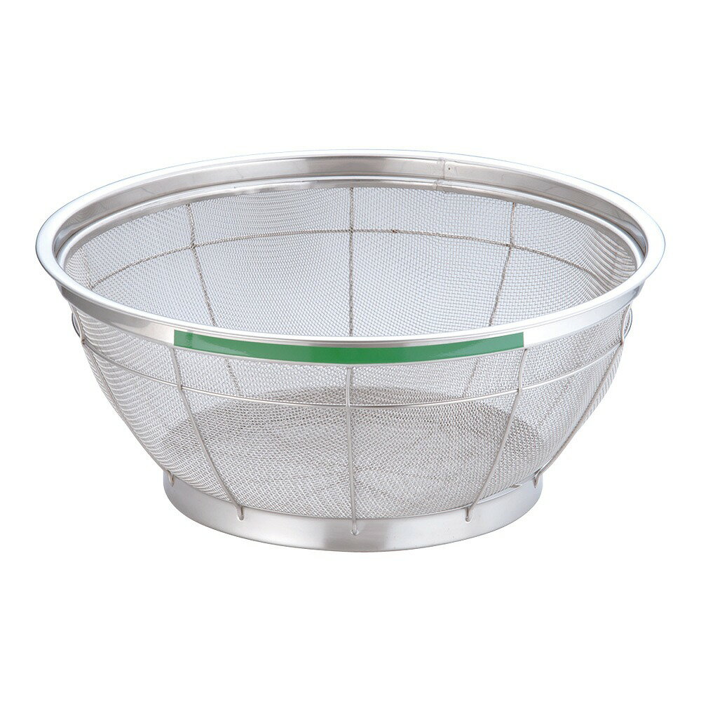 TKG　NEWマンモス　カラー　浅型ざる40　グリーン