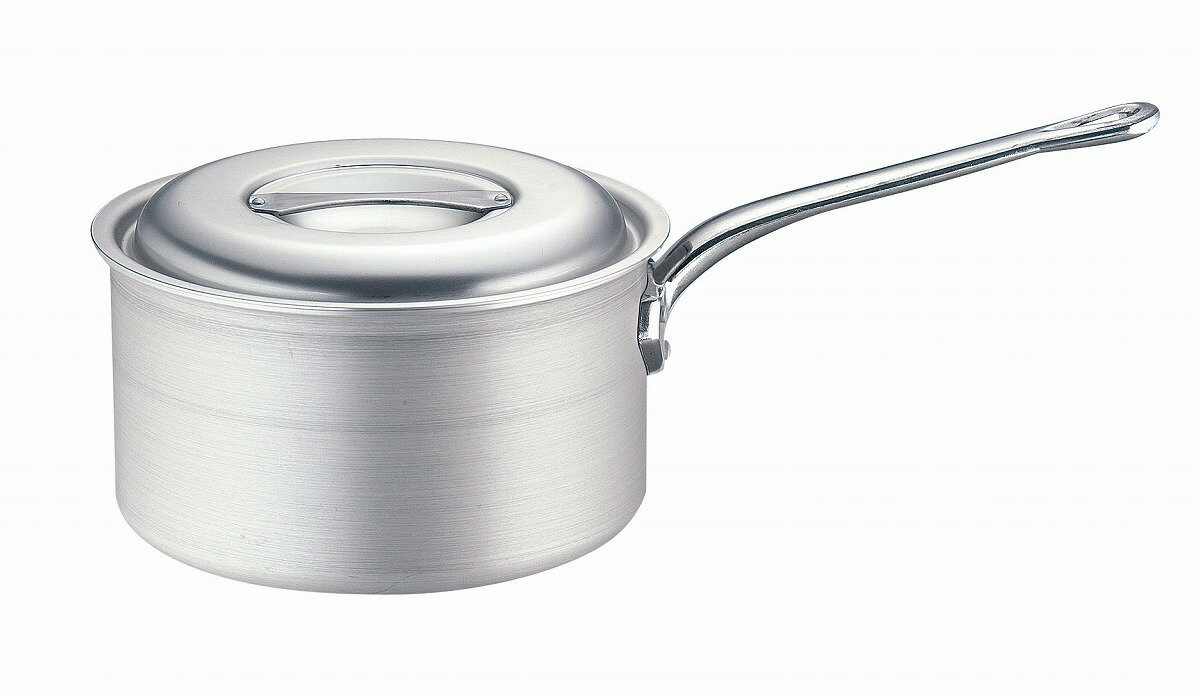 TKG　IHアルミ　深型片手鍋（目盛付）18cm