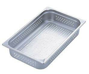 KINGOステンレス　穴明　ホテルパン21100PS　2／1×100mm