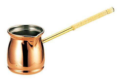 銅　イブリック（籘づる巻）小