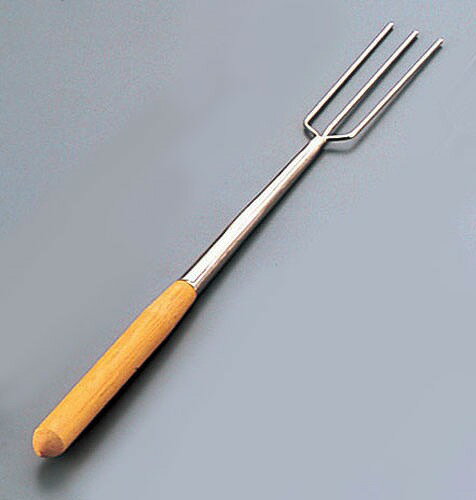 （T）木柄チョコレートフォーク 3本先