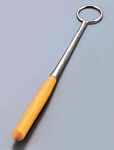 （T）木柄チョコレートフォーク 丸型