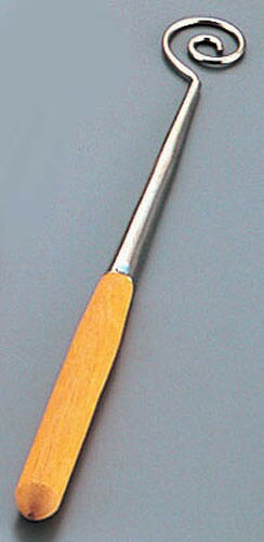 （T）木柄チョコレートフォーク うず巻型