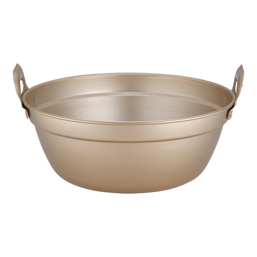 アカオ　しゅう酸アルマイト　段付鍋48cm